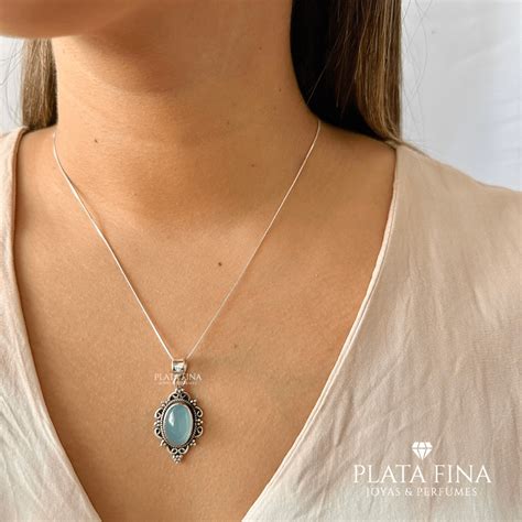 Conjunto plata turquesa Continuara.org