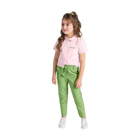 Conjunto rosa verde Continuara.org