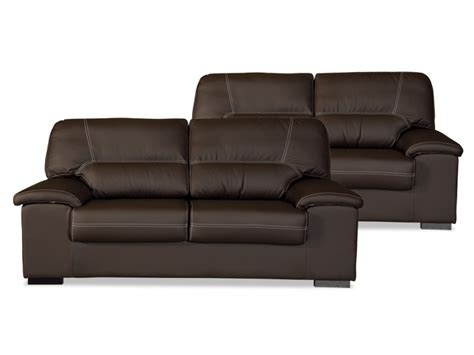 Conjunto sofas piel Continuara.org