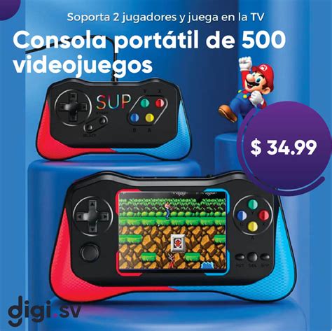 Consola 500 videojuegos Continuara.org