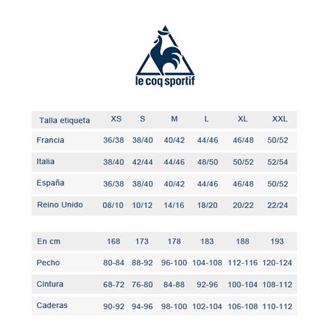 Coq sportif talla Continuara.org
