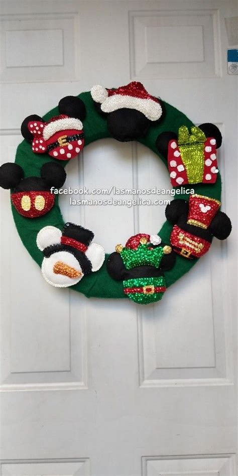 Corona navidad mickey Continuara.org
