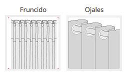 Cortinas probador Continuara.org