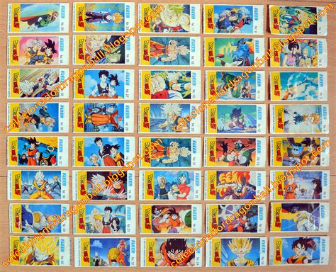 Cromos dragon ball Continuara.org