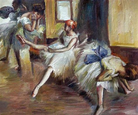 Cuadro antiguo bailarinas Continuara.org