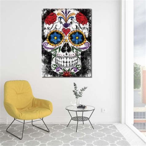 Cuadro lienzo calavera Continuara.org