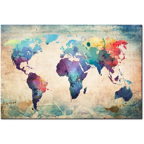 Cuadro mapa mundi Continuara.org