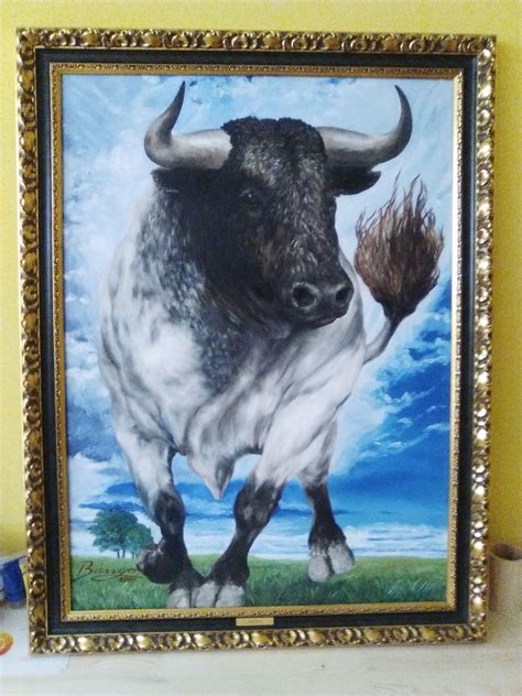 Cuadro original toros Continuara.org