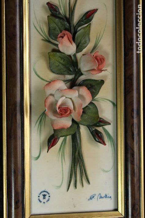Cuadros flores porcelana Continuara.org