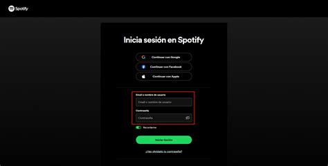 Cuenta spotify Continuara.org