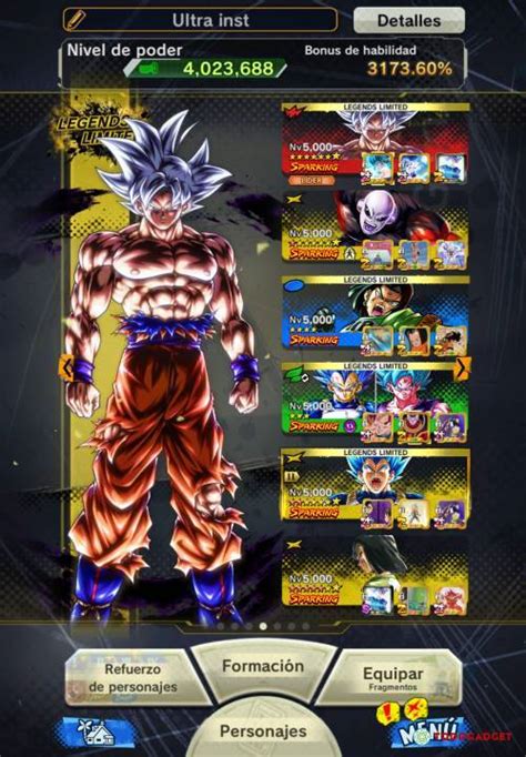 Cuentas dragon ball Continuara.org