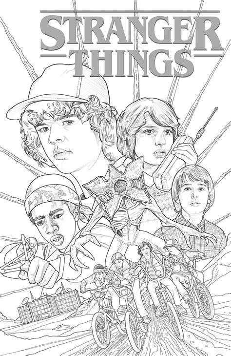 Dibujo stranger things Continuara.org