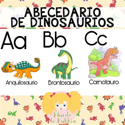 Dinosaurio abecedario Continuara.org