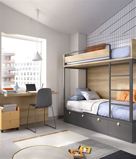 Dormitorio juvenil litera Continuara.org