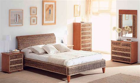 Dormitorio matrimonio mimbre Continuara.org