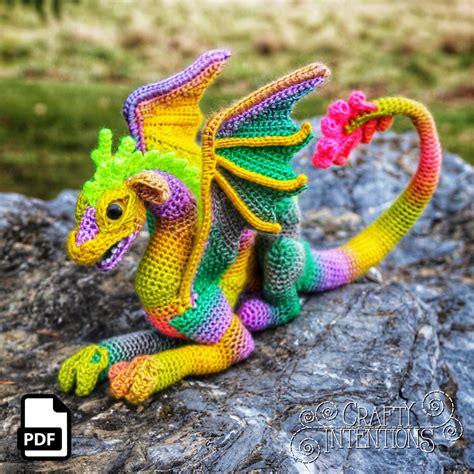 Dragon amigurumi Continuara.org