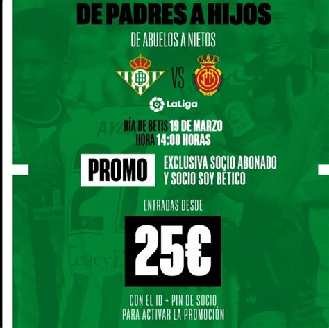 Entradas mallorca betis Continuara.org