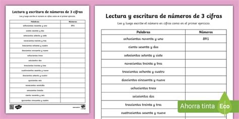 Escritura 3º lista Continuara.org