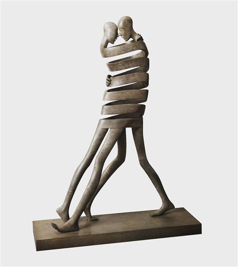 Escultura abstracta figura Continuara.org