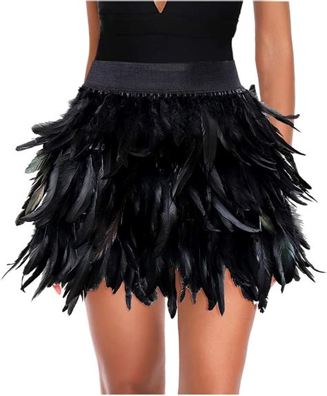 Falda negra plumas Continuara.org