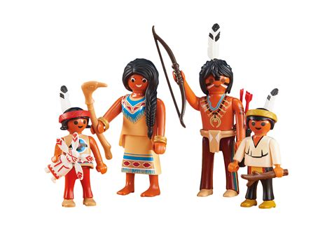 Familia india playmobil Continuara.org