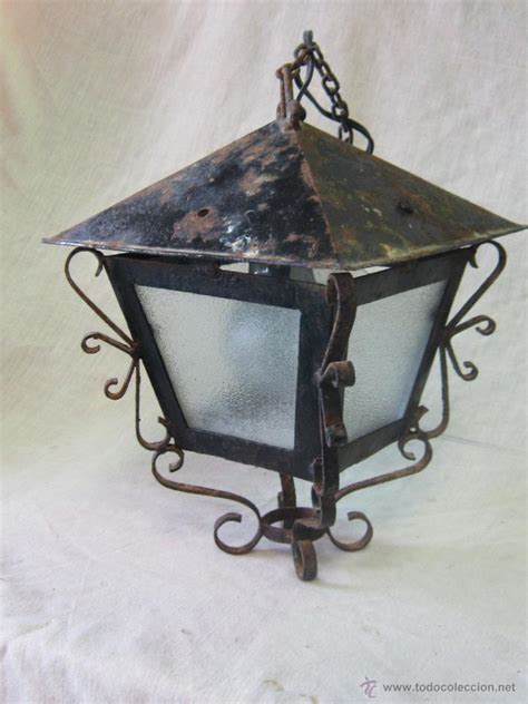 Farol hierro lampara Continuara.org