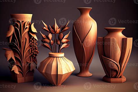 Figuras madera jarrones Continuara.org