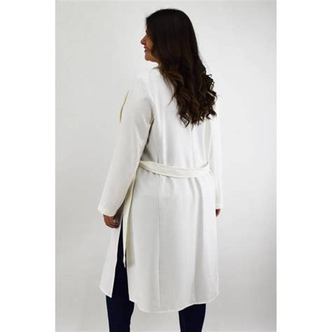 Gabardina blanco talla Continuara.org