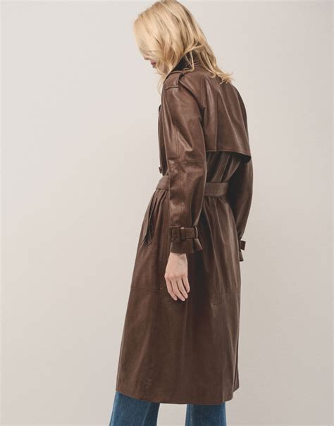 Gabardina marron mujer Continuara.org