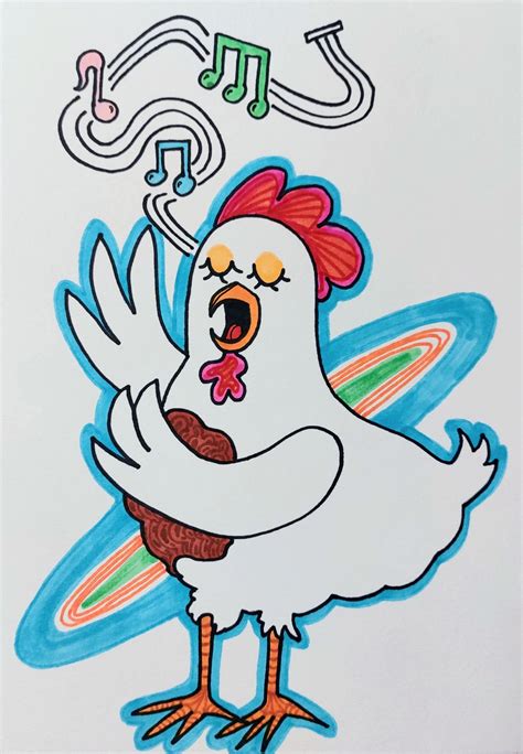 Gallina canta anos Continuara.org
