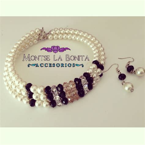 Gargantilla pulsera perlas Continuara.org
