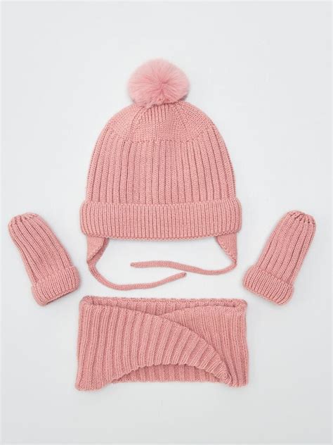 Gorro manoplas rosas Continuara.org