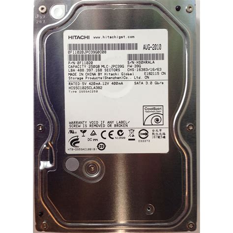 Hitachi 250gb 7200rpm Continuara.org