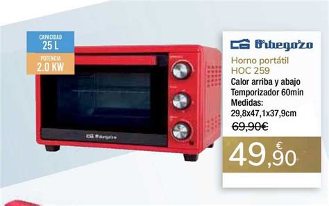 Horno orbegozo portatil Continuara.org