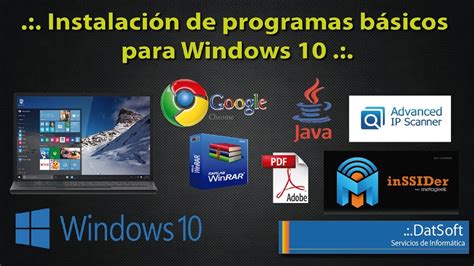 Instalacion programas software Continuara.org