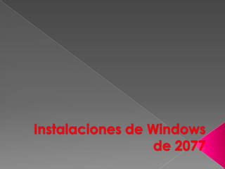 Instalaciones windows Continuara.org