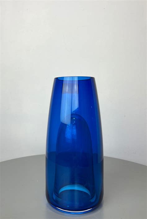 Jarron azul cristal Continuara.org