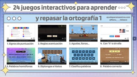 Juego aprender ortografia Continuara.org