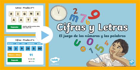 Juego cifras letras Continuara.org