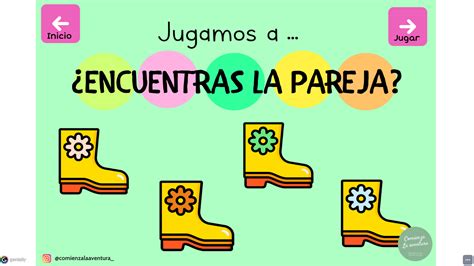 Juego hacer parejas Continuara.org