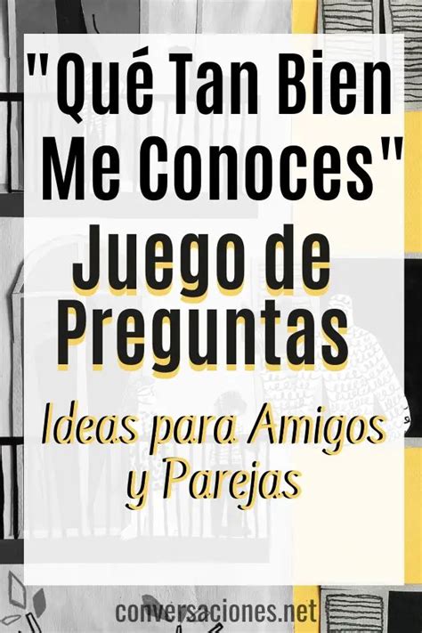 Juego ¿me conoces Continuara.org