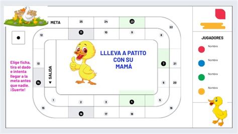 Juego mesa patito Continuara.org