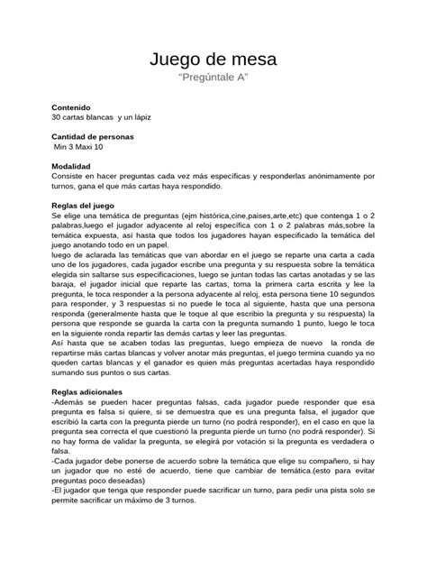 Juego mesa preguntale Continuara.org
