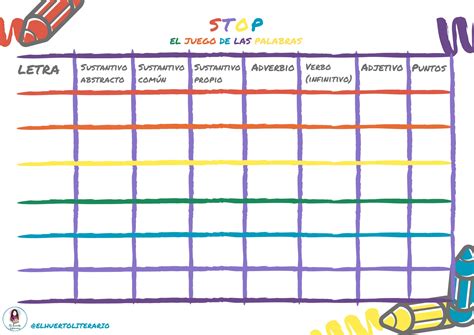 Juego stop Continuara.org
