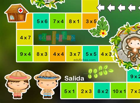 Juego tablas multiplicar Continuara.org
