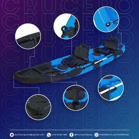 Kayak pesca equipado Continuara.org