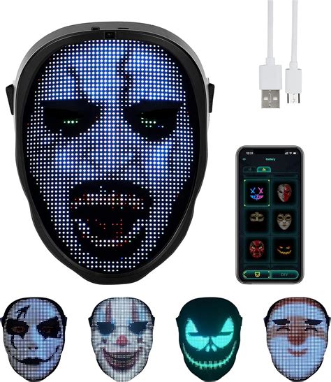 Led mask halloween Continuara.org
