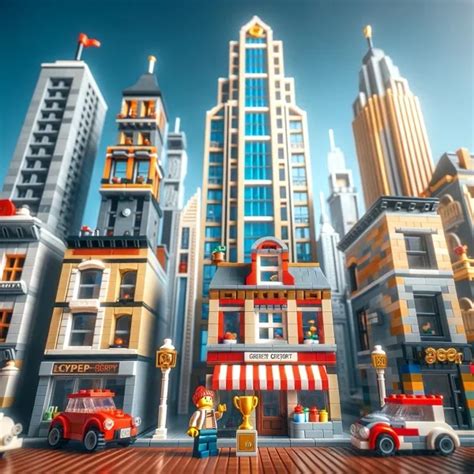 Lego modulares edificios Continuara.org