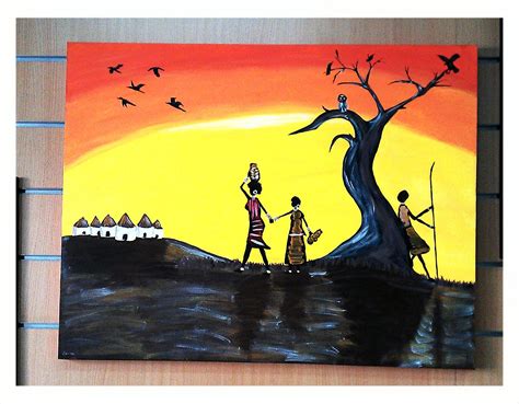 Lienzo pintado mano Continuara.org