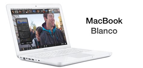 Macbook blanco apple Continuara.org